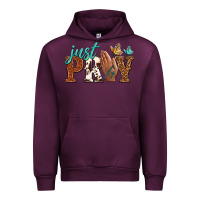 Mauve Wine just pray Urban Hoodie - NancyCooperArtShop