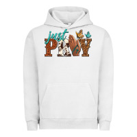 Pigment Lunar Rock just pray Urban Hoodie - NancyCooperArtShop