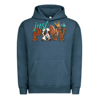 Pigment Midnight Navy just pray Urban Hoodie - NancyCooperArtShop