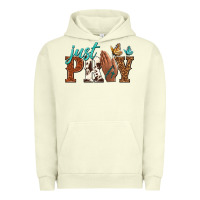 Pigment Pistachio just pray Urban Hoodie - NancyCooperArtShop