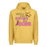 Antique Gold birthday boss Premium Hoodie - MaliasSmallBusiness