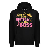 Black birthday boss Premium Hoodie - MaliasSmallBusiness