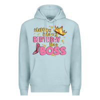 Blue Mist birthday boss Premium Hoodie - MaliasSmallBusiness