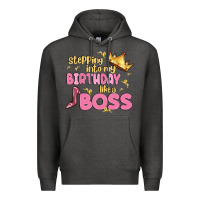 Charcoal Heather birthday boss Premium Hoodie - MaliasSmallBusiness