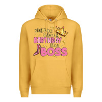 Mustard birthday boss Premium Hoodie - MaliasSmallBusiness
