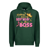 Sports Green birthday boss Premium Hoodie - MaliasSmallBusiness