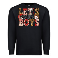 Black let's do this boys baseball Premium Sweatshirt - Jasminsmagicworld