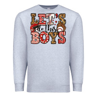Heather Grey let's do this boys baseball Premium Sweatshirt - Jasminsmagicworld