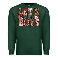 Sports Green let's do this boys baseball Premium Sweatshirt - Jasminsmagicworld
