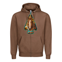 Chestnut arrowhead horse Zipper Hoodie - RanaPortraitStore