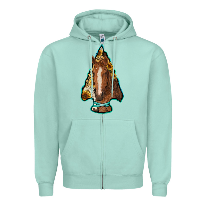 Arrowhead Horse Zipper Hoodie by RanaPortraitStore | Teevron