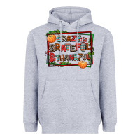 Heather Grey crazy grateful and thankful Heavyweight Hoodie - AdoDesignShop