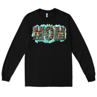Black aztec mom Long Sleeve Tee - Zillion Design Studio
