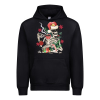 Black skeleton santa Urban Hoodie - MaliasSmallBusiness