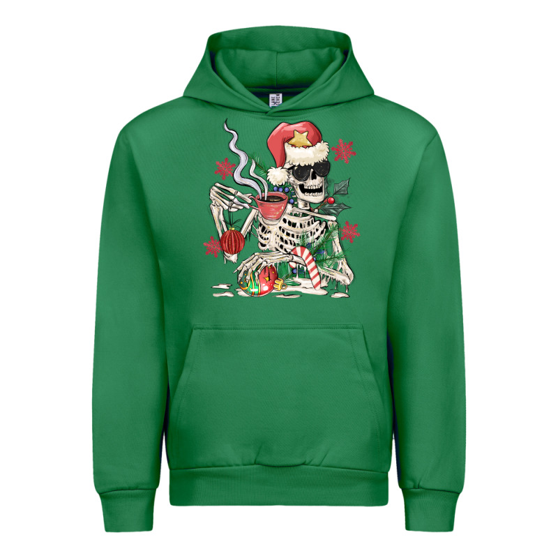 Skeleton Santa Urban Hoodie by MaliasSmallBusiness | Teevron