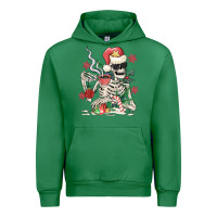 Emerald skeleton santa Urban Hoodie - MaliasSmallBusiness