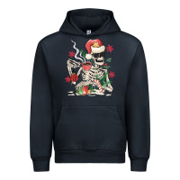 Navy skeleton santa Urban Hoodie - MaliasSmallBusiness
