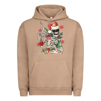 Pigment Burro skeleton santa Urban Hoodie - MaliasSmallBusiness
