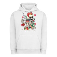 Pigment Lunar Rock skeleton santa Urban Hoodie - MaliasSmallBusiness