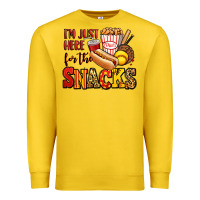 Lemon i'm just here for the snacks softball Premium Sweatshirt - Jasminsmagicworld