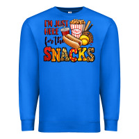 True Royal i'm just here for the snacks softball Premium Sweatshirt - Jasminsmagicworld