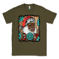 Army Green african american santa joy Classic Tee - RanaPortraitStore
