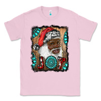 Bubblegum Pink african american santa joy Classic Tee - RanaPortraitStore