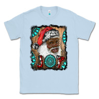 Dusty Blue african american santa joy Classic Tee - RanaPortraitStore