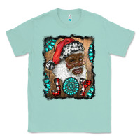 Seafoam african american santa joy Classic Tee - RanaPortraitStore