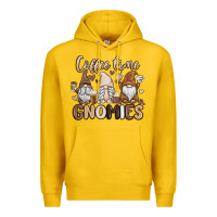 Lemon coffee time gnomies Premium Hoodie - MaliasSmallBusiness