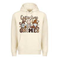Sandshell coffee time gnomies Premium Hoodie - MaliasSmallBusiness