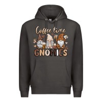 Smoke coffee time gnomies Premium Hoodie - MaliasSmallBusiness