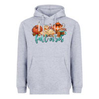 Heather Grey fall vibes Heavyweight Hoodie - AdoDesignShop