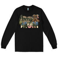 Black army mom Long Sleeve Tee - Zillion Design Studio