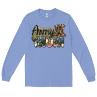Colony Blue army mom Long Sleeve Tee - Zillion Design Studio