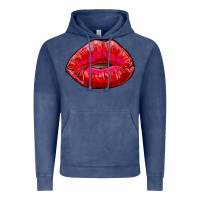 Vintage Denim kiss Vintage Hoodie - AdoDesignShop