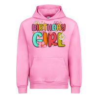 Fuchsia Pink birthday girl Urban Hoodie - MaliasSmallBusiness