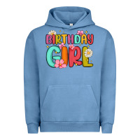 Pigment Pebble Blue birthday girl Urban Hoodie - MaliasSmallBusiness