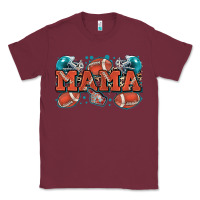 Burgundy mama American football Classic Tee - Zillion Design Studio