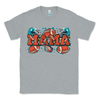 Heather Grey mama American football Classic Tee - Zillion Design Studio