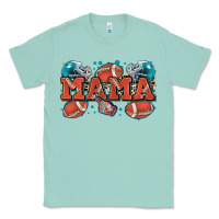 Seafoam mama American football Classic Tee - Zillion Design Studio
