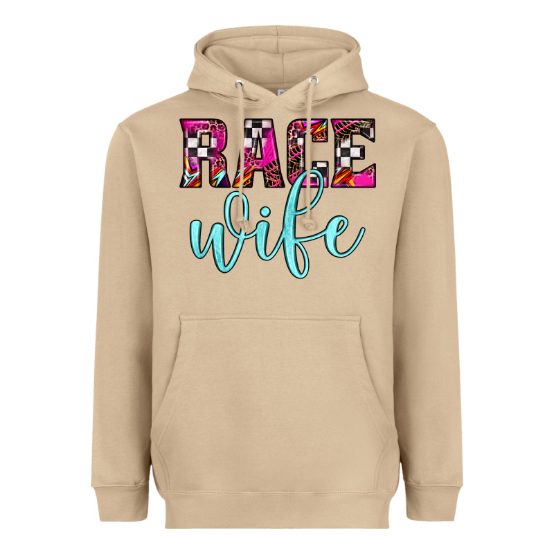 Race Wife Heavyweight Hoodie by JahusDesignShop | Teevron