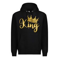Black king Premium Hoodie - MaliasSmallBusiness