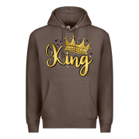Coffee king Premium Hoodie - MaliasSmallBusiness