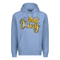 Colony Blue king Premium Hoodie - MaliasSmallBusiness