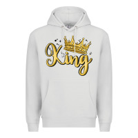 Dove Grey king Premium Hoodie - MaliasSmallBusiness