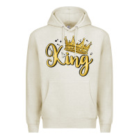 Oatmeal Heather king Premium Hoodie - MaliasSmallBusiness