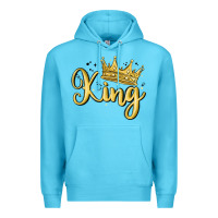 Ocean Blue king Premium Hoodie - MaliasSmallBusiness