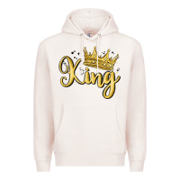 Pale Pink king Premium Hoodie - MaliasSmallBusiness