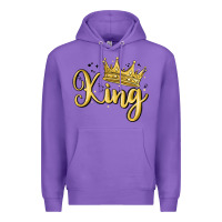 Purple king Premium Hoodie - MaliasSmallBusiness